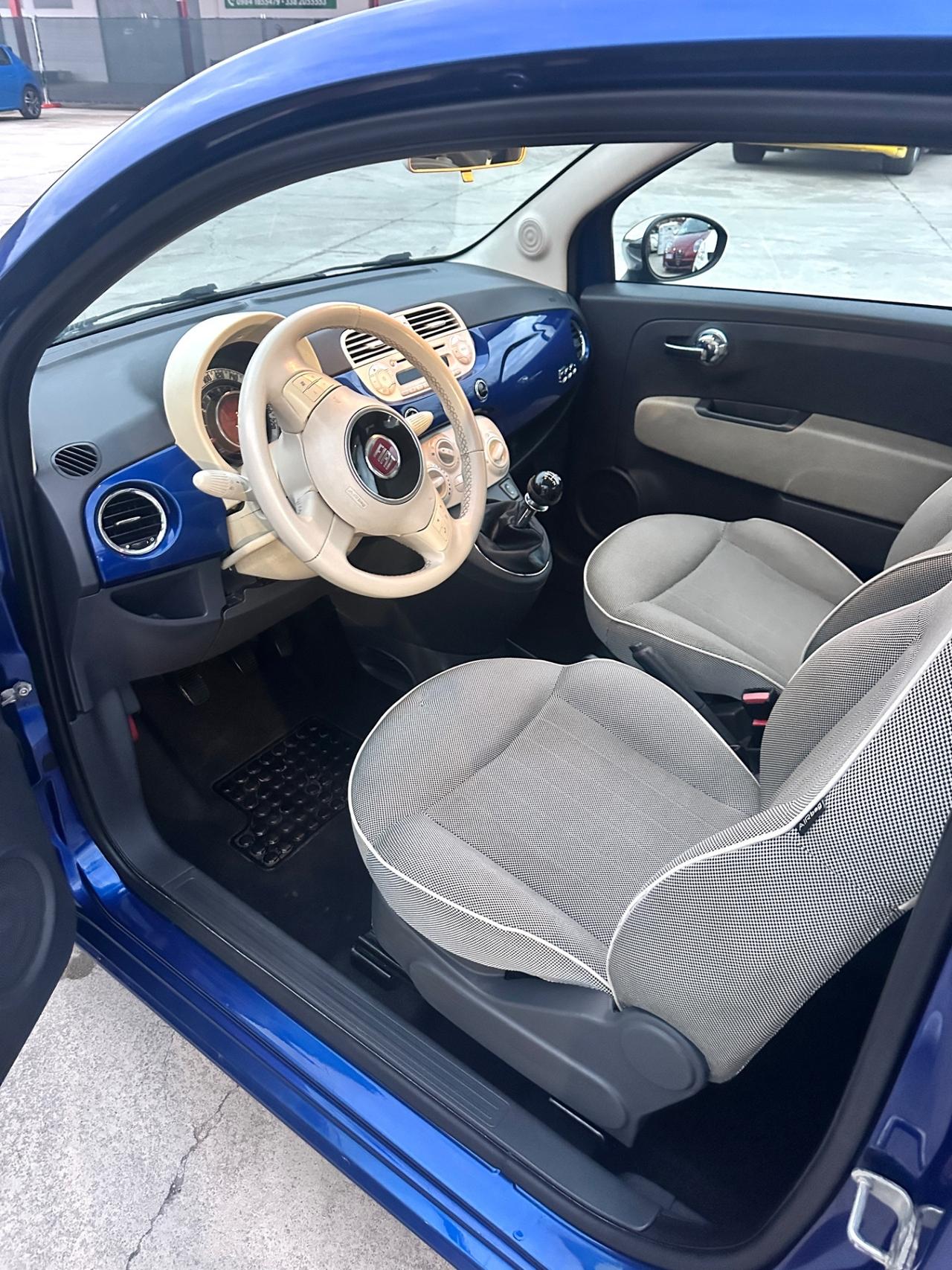 Fiat 500 1.2Benz 69cv Lounge 77000 KM ORIGINALI