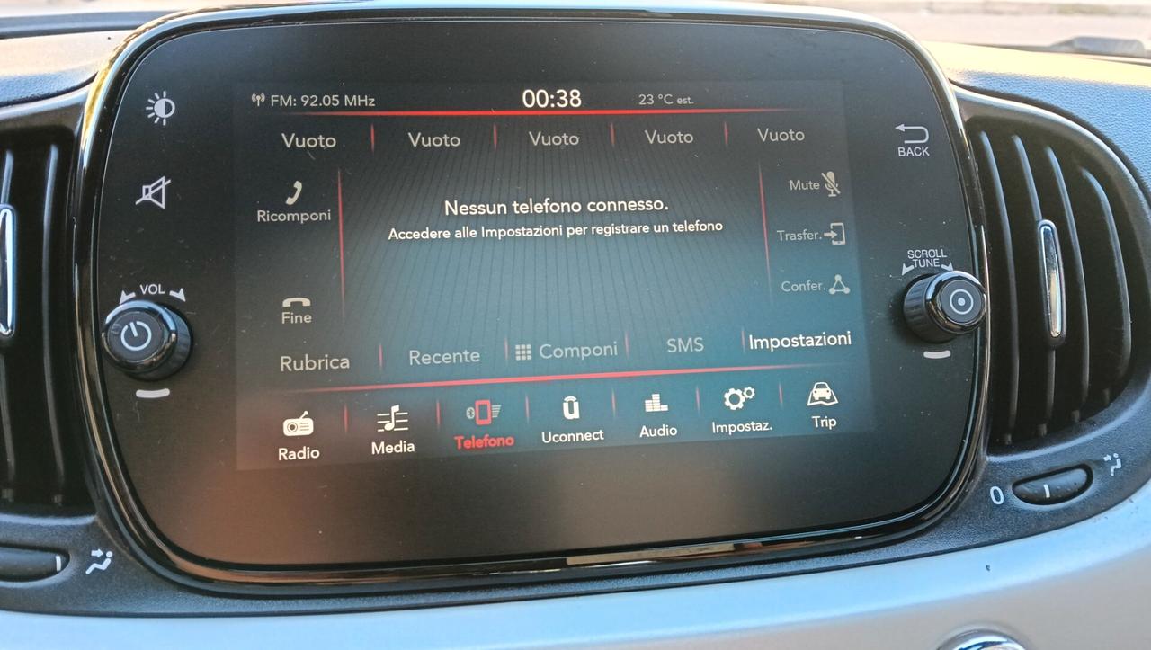 FIAT 500 LOUNGE TETTO PANOR -PREZZO PROMO!