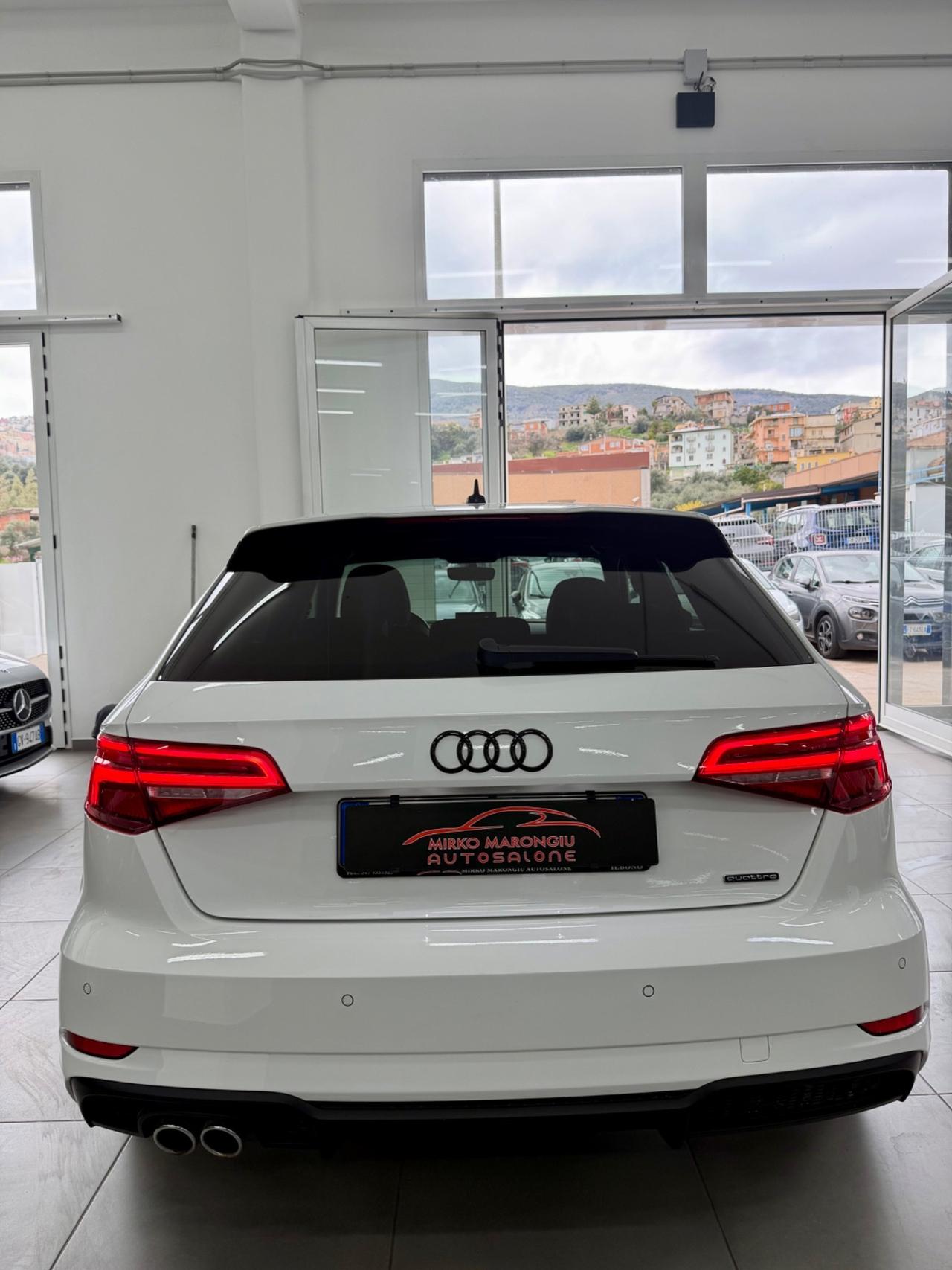 Audi A3 SPB 2.0 184cv quattro S tronic FINANZIABILE