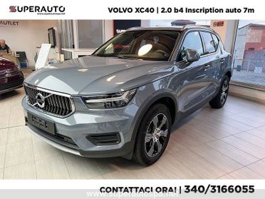 Volvo XC40 2.0 B4 Inscription FWD automatico 7m 2.0 b4 Inscription auto 7m