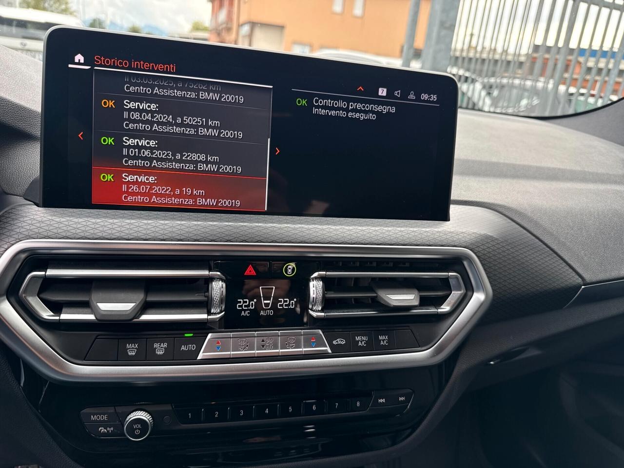 BMW X3 xdrive20d mhev 48V Msport auto KM CERTIFICATI