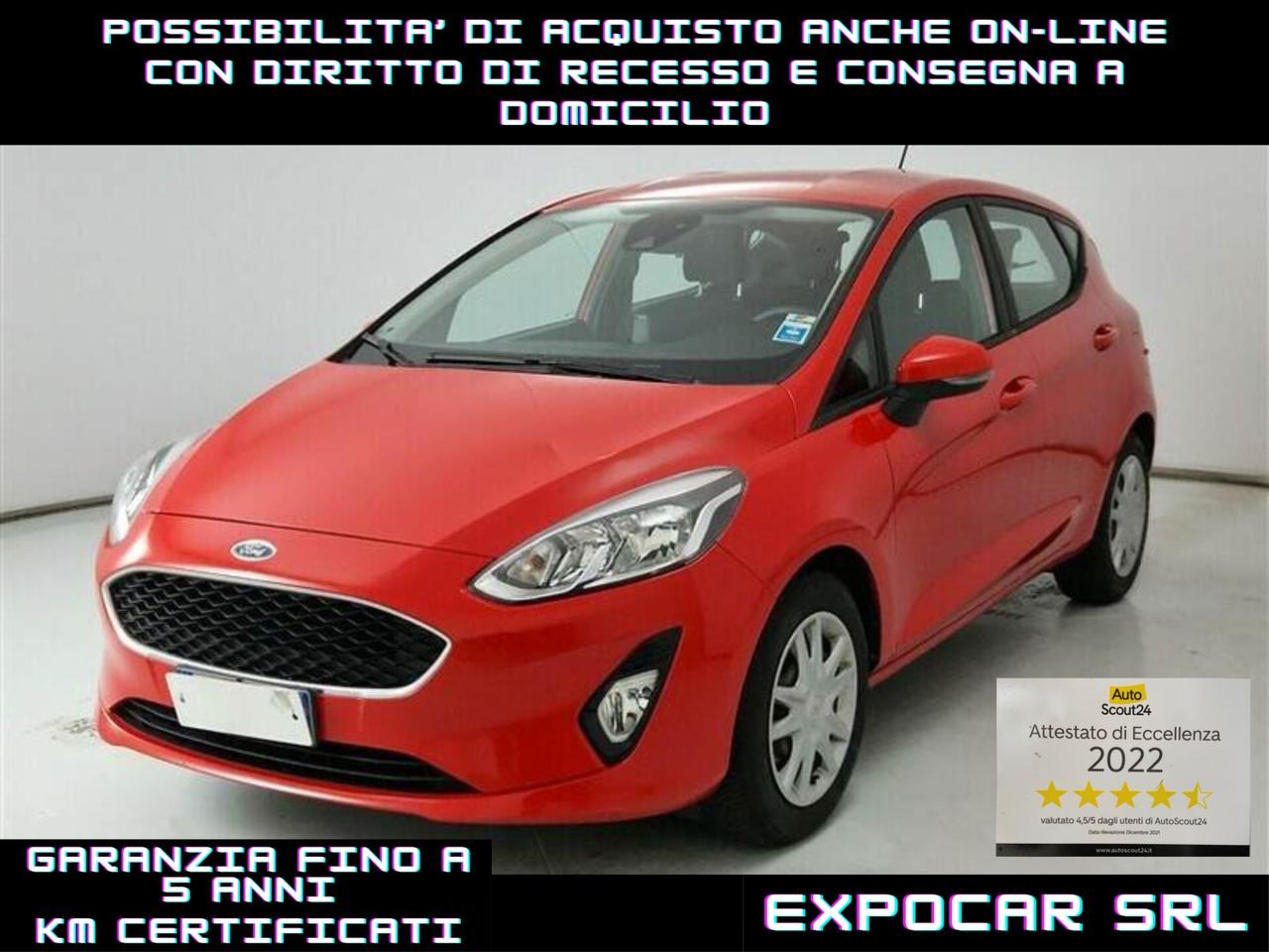 Ford Fiesta 1.5 TDCi 5 porte Plus NEOPATENTATI IVA ESPOSTA