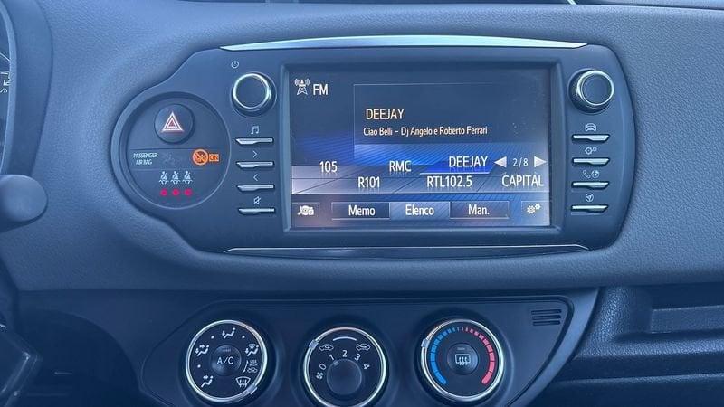 Toyota Yaris III 2017 5 Porte 1.0 VVT-i Active my18