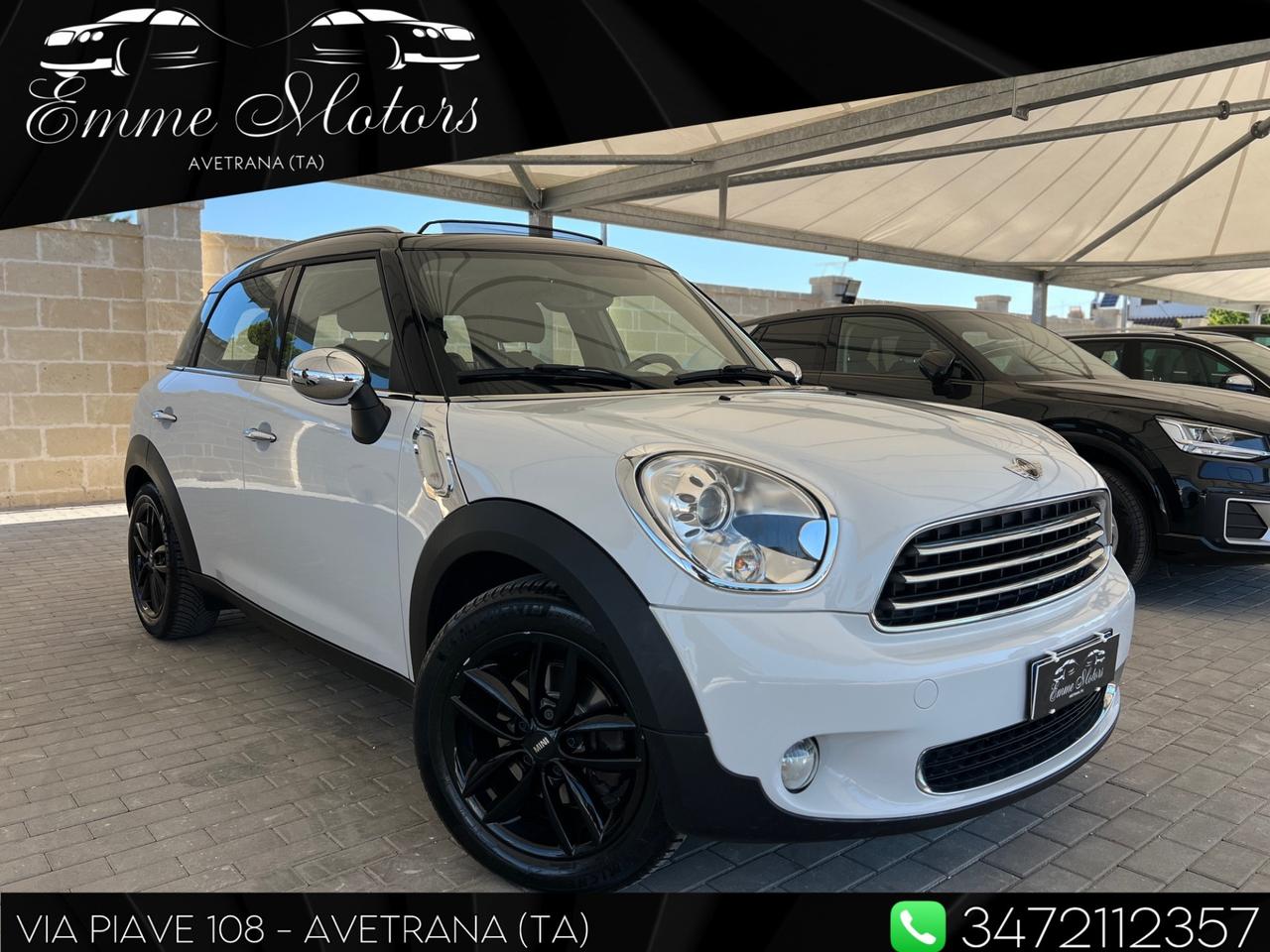 Mini Cooper D Countryman 1.6 110 Cv DOPPIO TETTO PANORAMICO