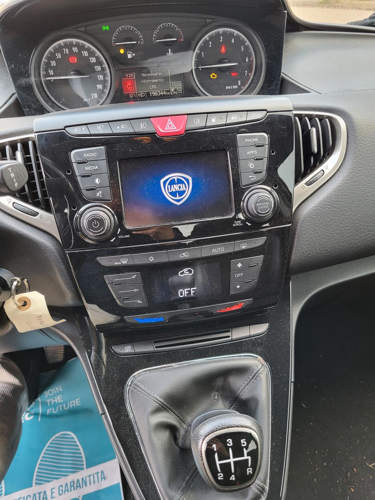 Lancia Ypsilon 1.2 69 CV 5 porte GPL Ecochic Elle