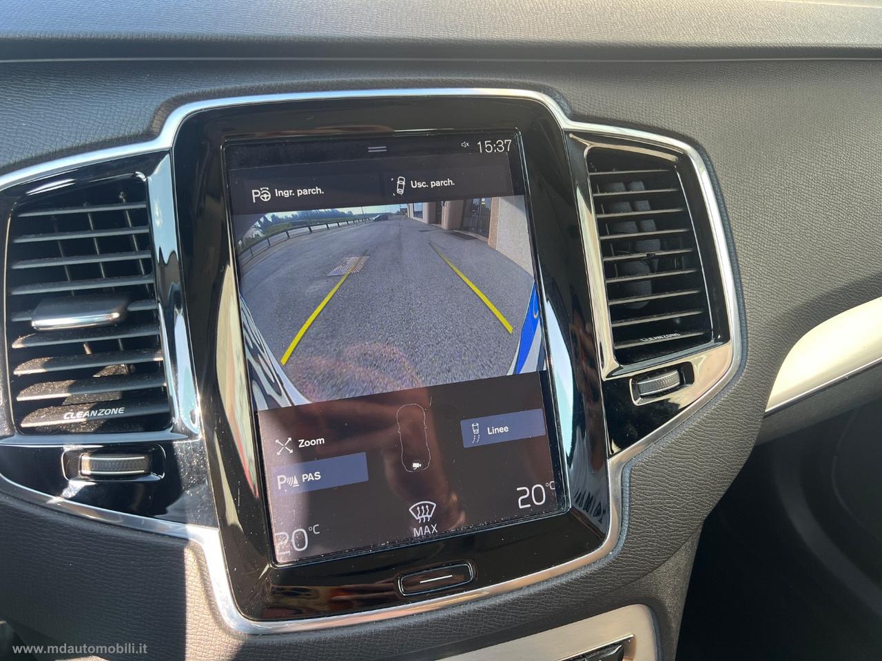 VOLVO XC90 D5 AWD Geartronic 7 posti Momentum FULL LED TAGLIANDI VOLVO