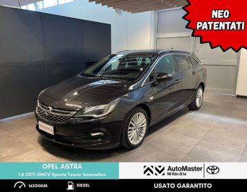 Opel Astra Astra 1.6 CDTi 136CV Start&Stop Sports Tourer Innovation - NEOPATENTATI