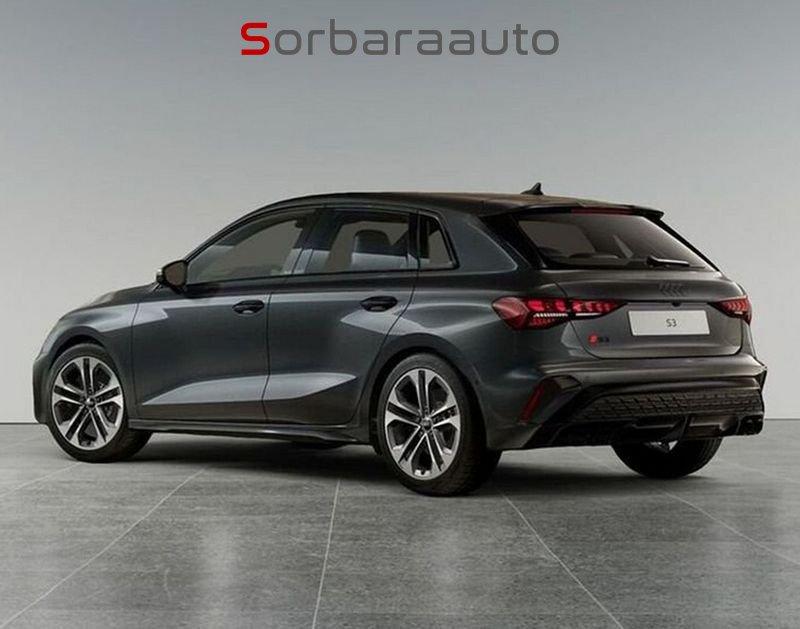 Audi S3 S3 SPB TFSI quattro S tronic con Pacchetto look nero plus+tetto panorama+Audi+Proiettori a LED Audi