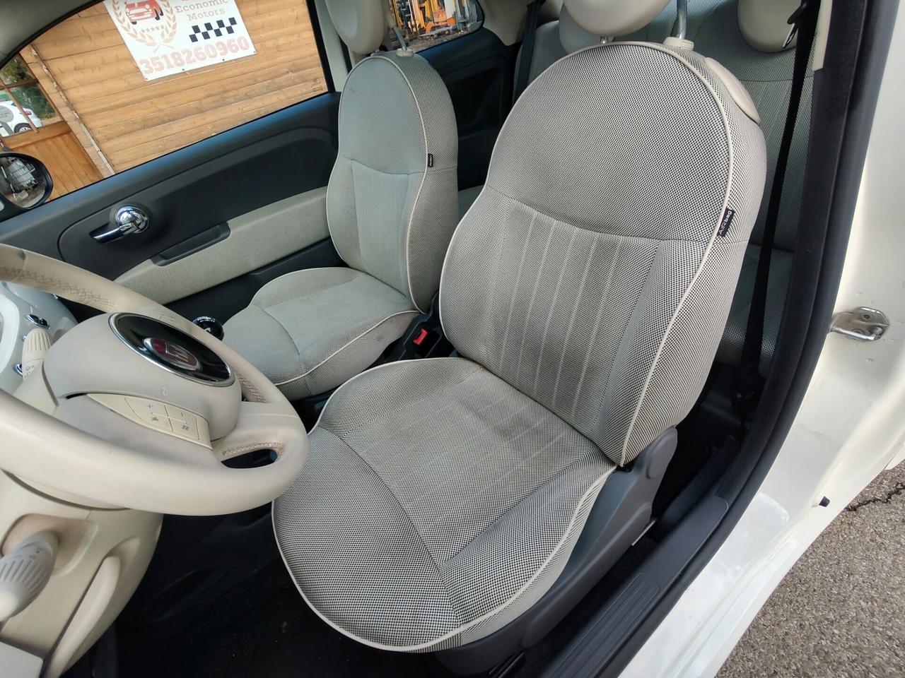 Fiat 500 S&S 1.2 Lounge, 69 cv, TETTO PANORAMICO, OK NEOPATENTATI