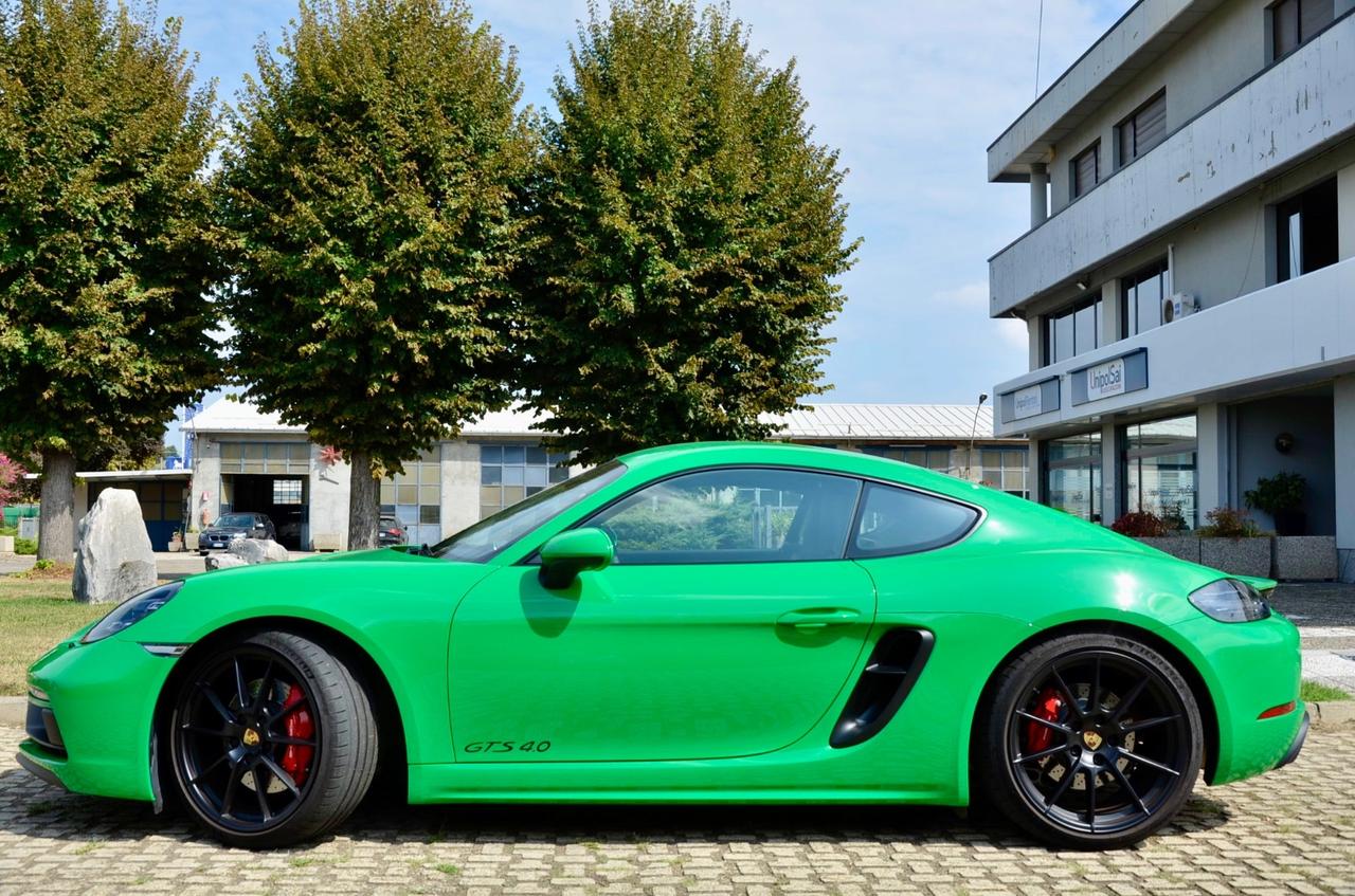 PORSCHE CAYMAN 4.0 GTS pdk 400cv, SCARICO, EURO 6D, TAGLIANDI UFFICIALI POSCHE, PERMUTE