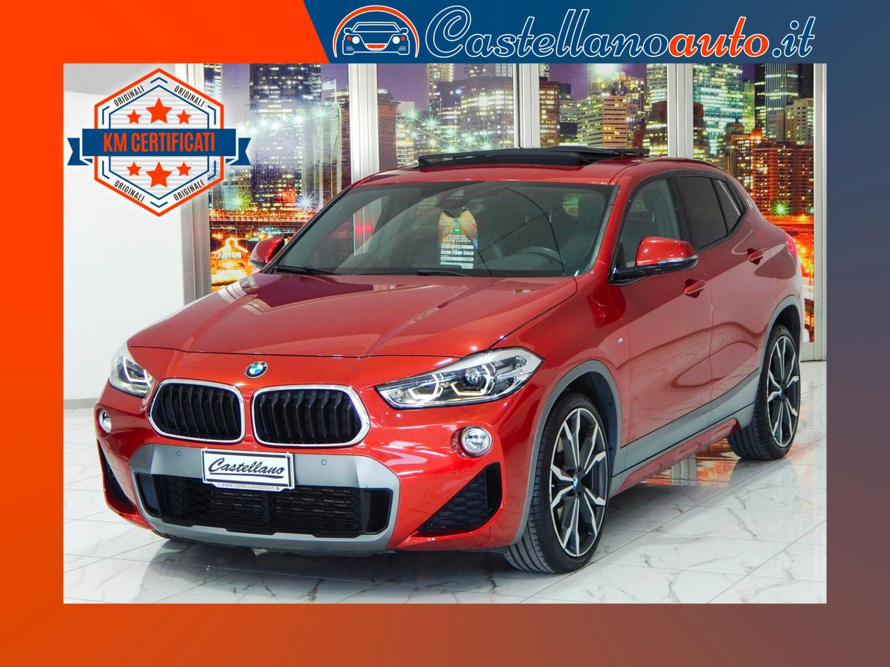 BMW X2 xdrive20d Msport X Aut. TETTO-NAVI-PELLE-PARK