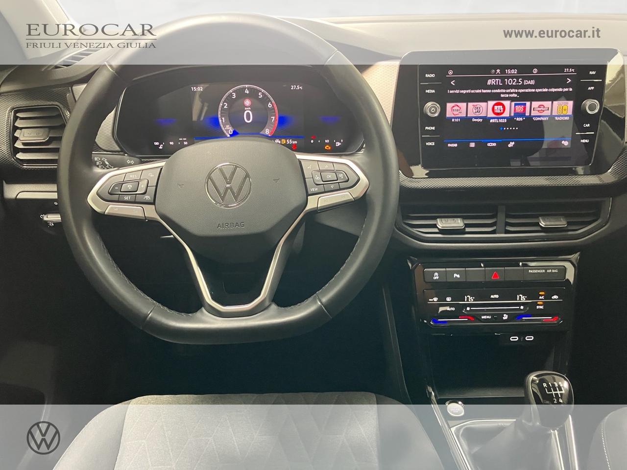 Volkswagen T-Cross 1.0 tsi life 95cv