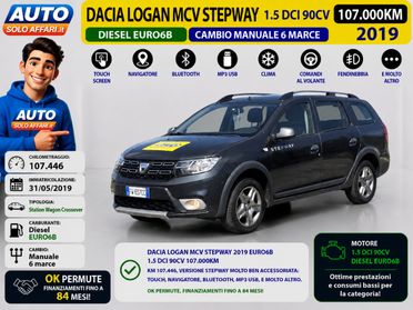 Dacia Logan MCV Stepway 1.5 DCI 90CV EURO6B 2019 NAVI/TOUCH/B.TOOTH