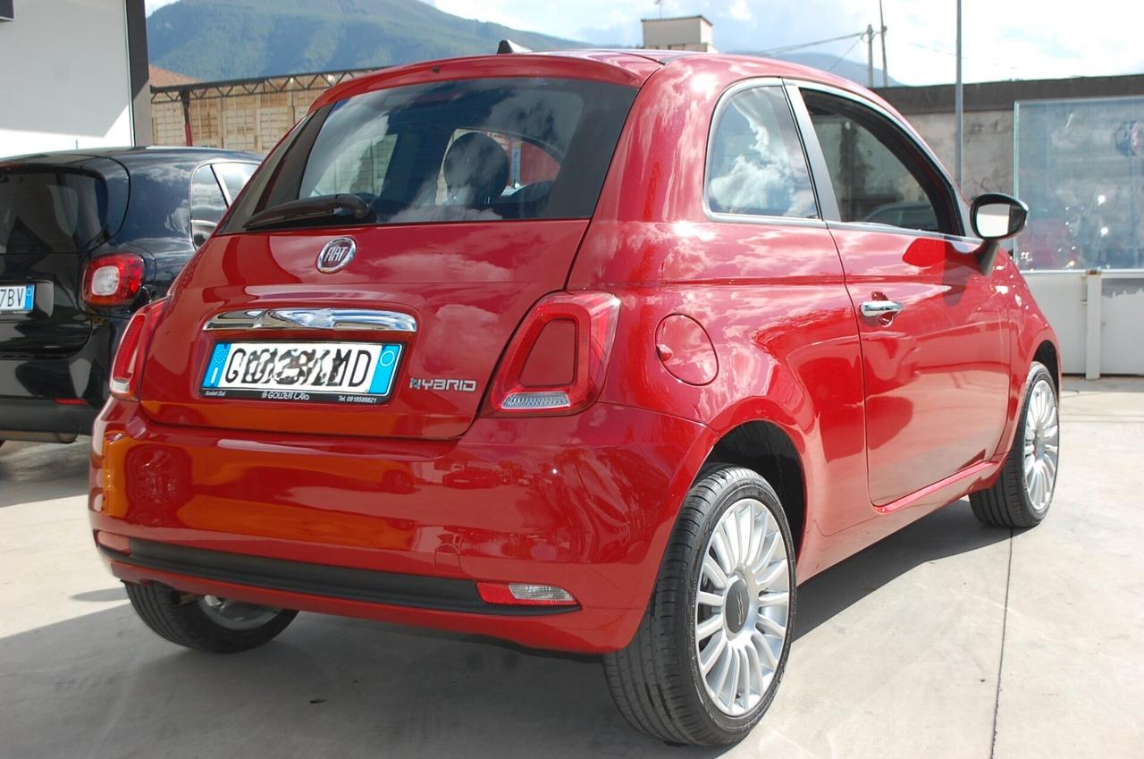 Fiat 500 1.0 hybrid Connect 70CV Uff Italy Led Lega USB