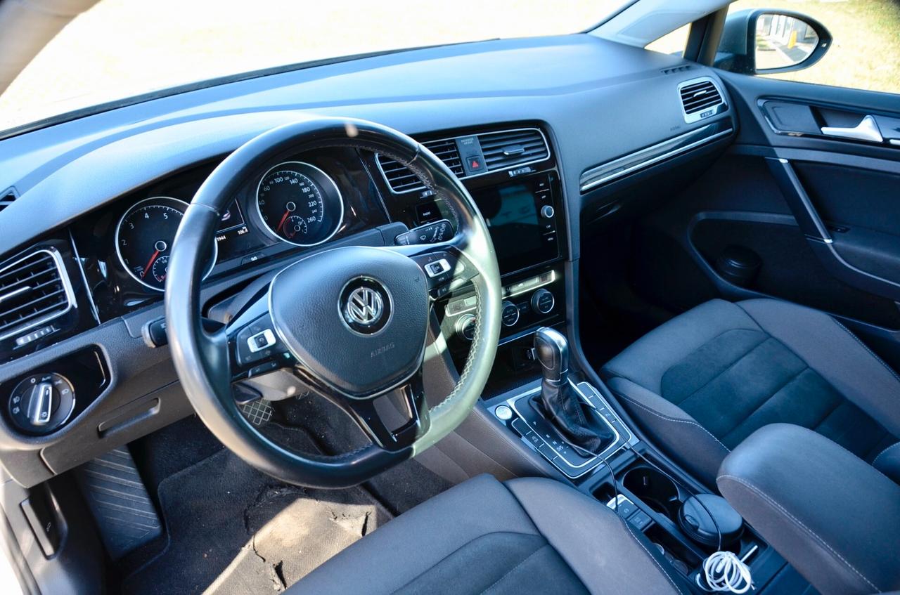 VOLKSWAGEN GOLF 1.5 TGI EXECUTIVE 131cv DSG, UFF ITALIANA, SERVICE CON FATTURE, EURO 6D, FARI FULL LED, NAVI, PERMUTE