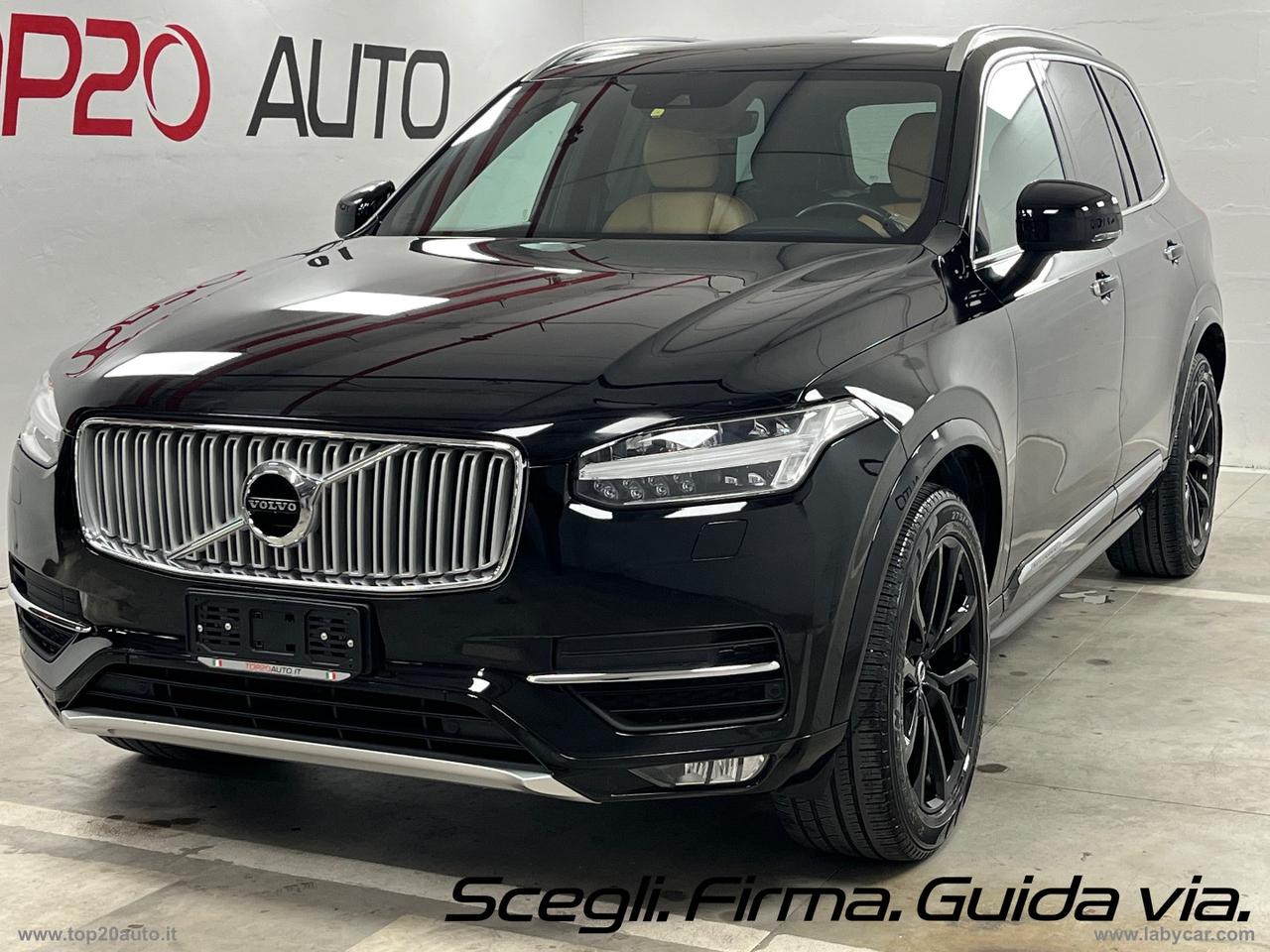 VOLVO XC90 D5 AWD Geartronic Inscription|TOTAL BLACK|PELLE TOTALE