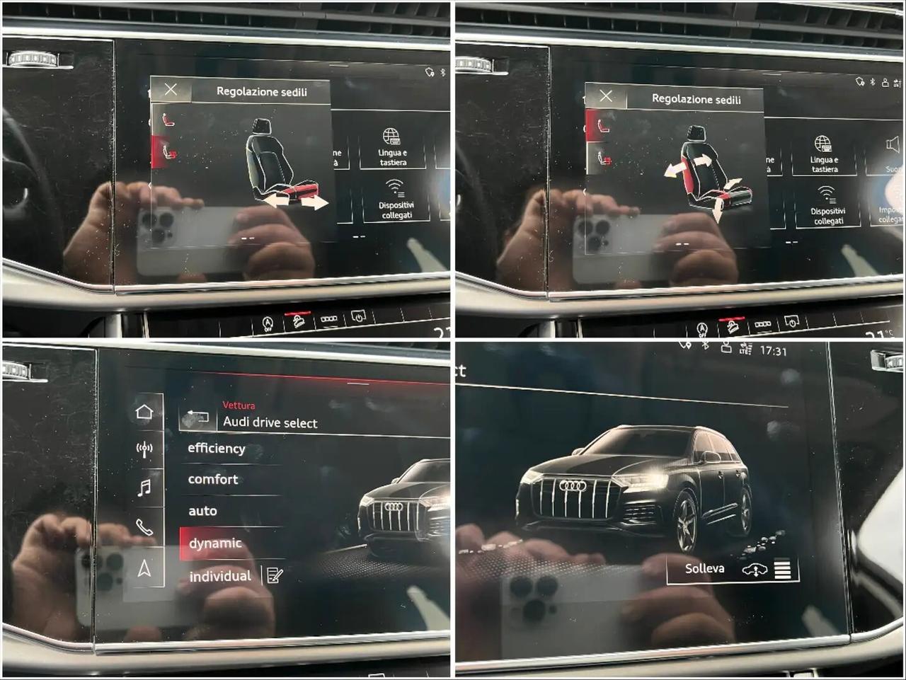 Audi Q7 55 3.0 TFSi MHEV 340cv Tiptronic8 Quattro Sport SEDILI VENTILATI-SOSPENSIONI PNEUMATICHE-CER