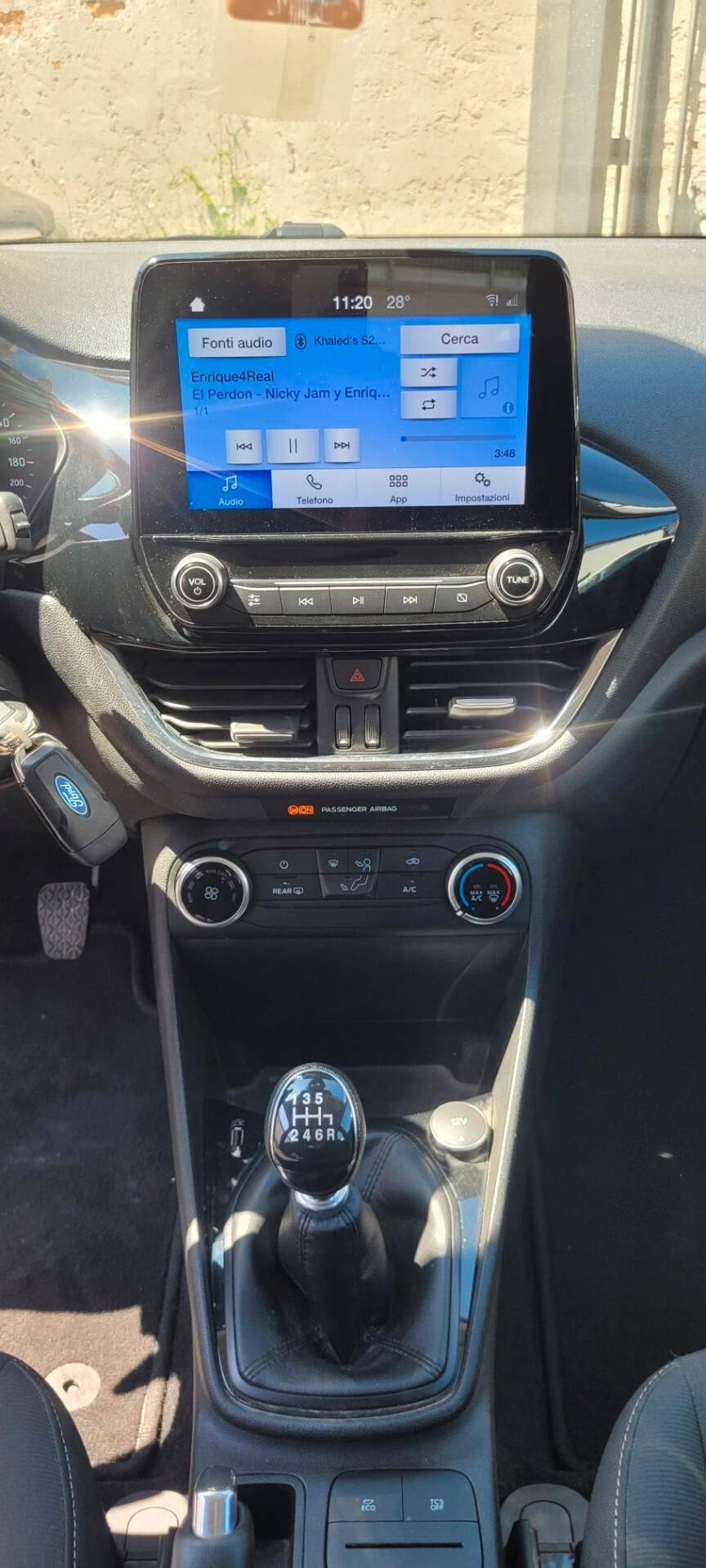 Ford Fiesta unico proprietario NEOPATENTATO euro 6 temp