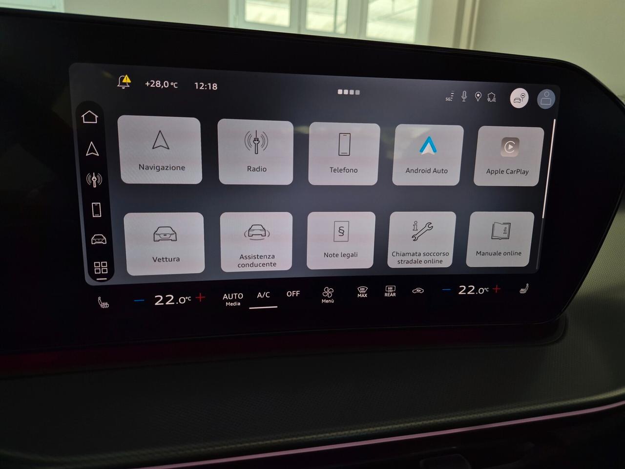 Audi Q3 SPB 1.5 TFSI/MHEV S LINE INTERNO/ESTERNO S-TRONIC GARANZIA AUDI FINO 11/2030 TETTO PANORAMICO APRIBILE PELLE PINZE ROSSE