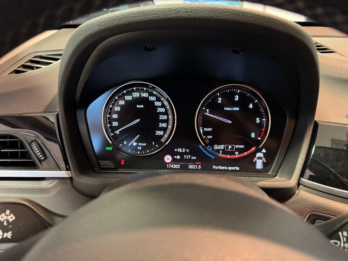 BMW X1 sDrive18d Sport Auto Led/Cerchi Neri 2022