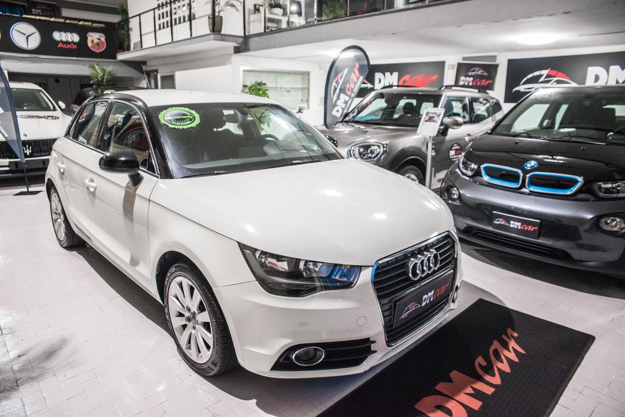 AUDI A1 SPORTBACK 1.6 TDI 90CV AMBITION S/TRONIC OK NEOPATENTATI