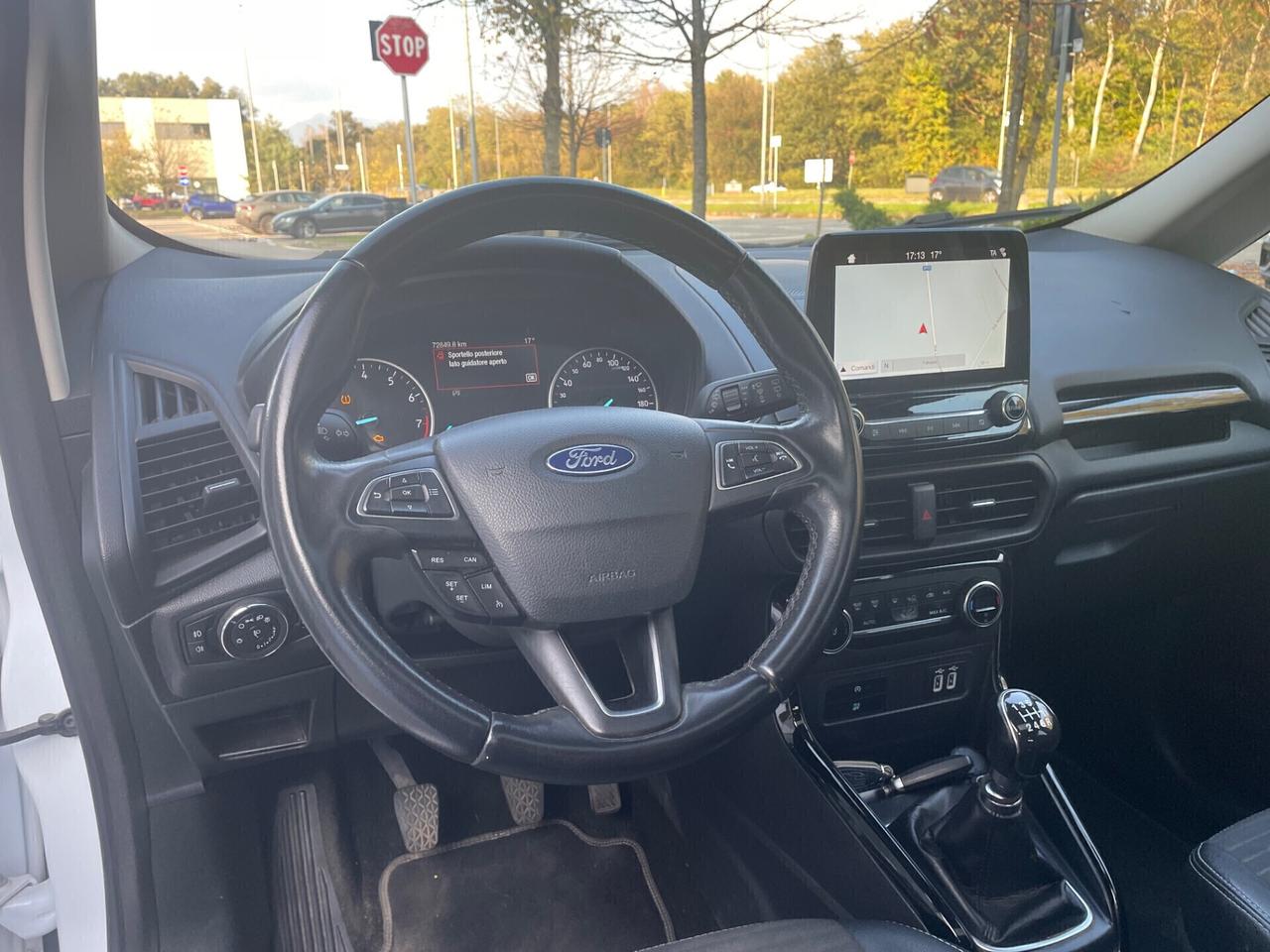 Ford EcoSport 1.0 EcoBoost 125 CV*Tetto*Navi*Cerchi*Neopatentati*