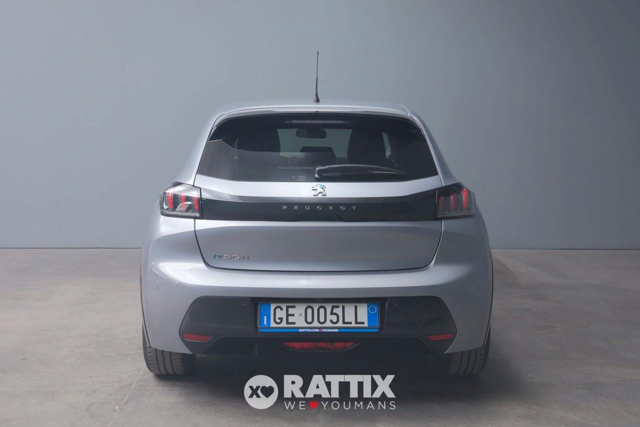 Peugeot e-208 motore elettrico 100kW Allure