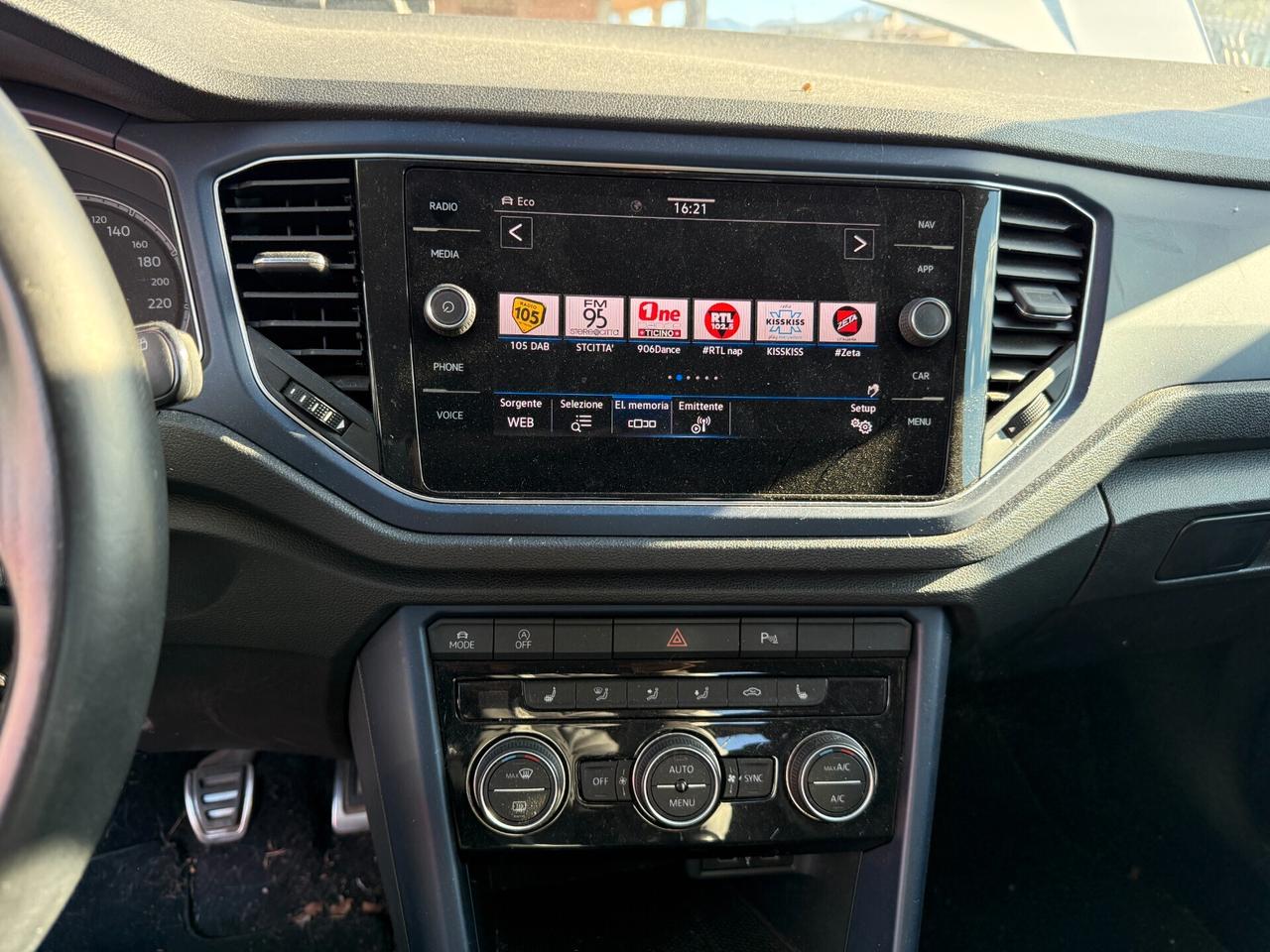 VOLKSWAGEN T-ROC 2021 1.0 BENZINA 110CV *SINISTRATA