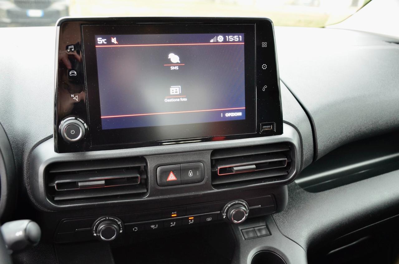 CITROEN BERLINGO 1.5 BLUEHDI M FEEL 130cv, GARANZIA UFF CITROEN, UNICOPROPRIETARIO, NO IVA, ALLESTIMENTO FOCACCIA CERVIA, PERMUTE