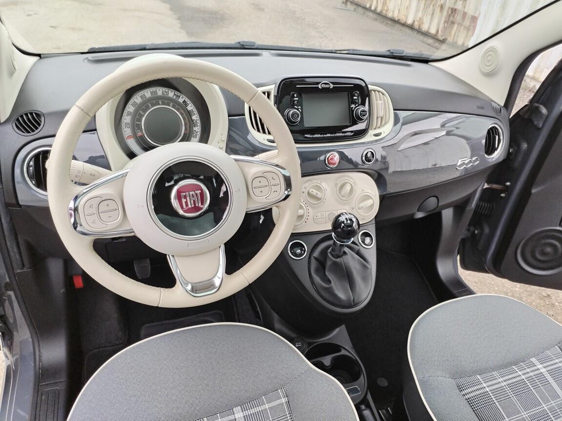 Fiat 500 1.2 Lounge 51000KM TAGLIANDI CERTIFICATI 2018