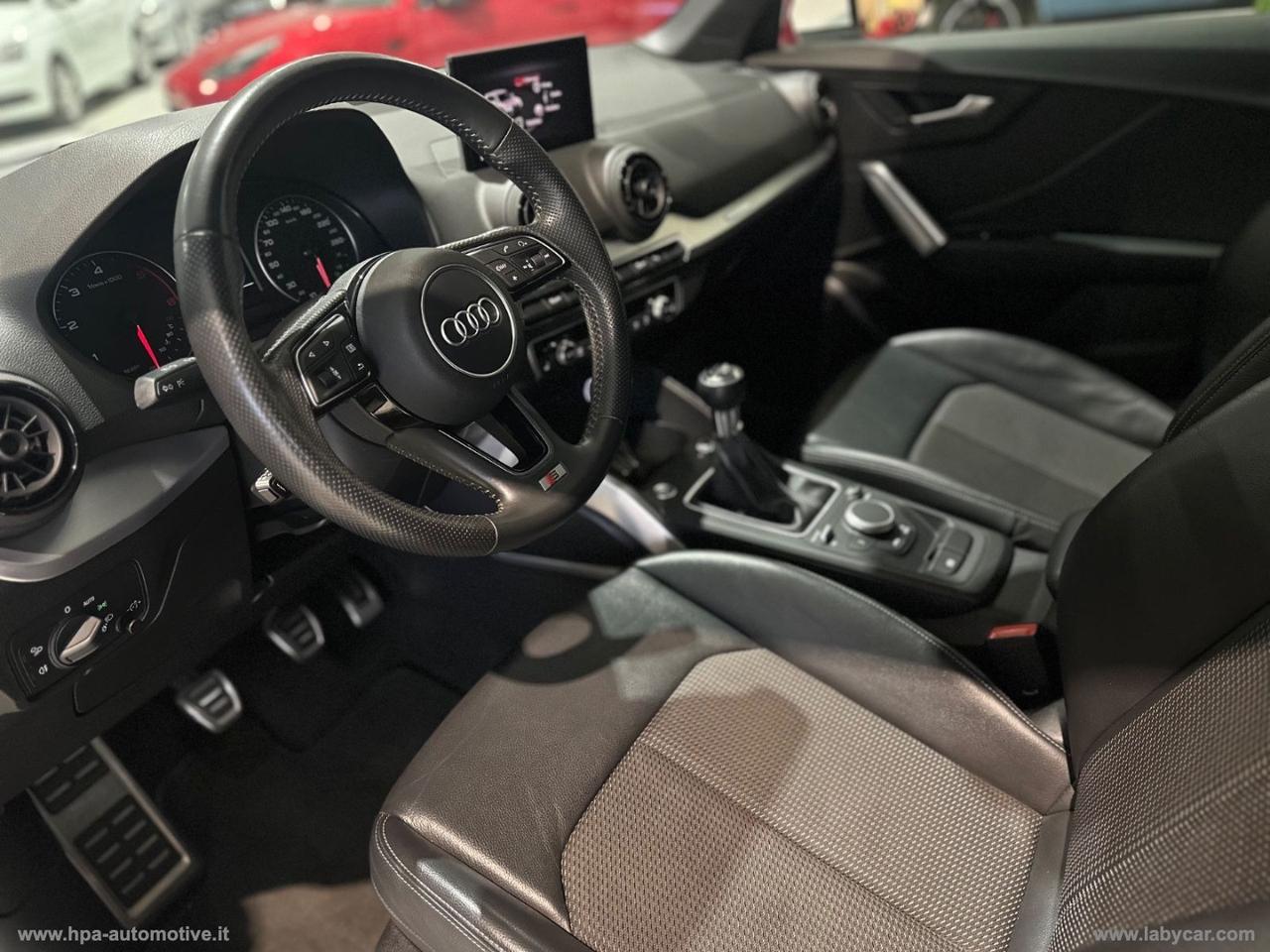 AUDI Q2 1.6 TDI S-LINE TETTO NAVI LED PELLE