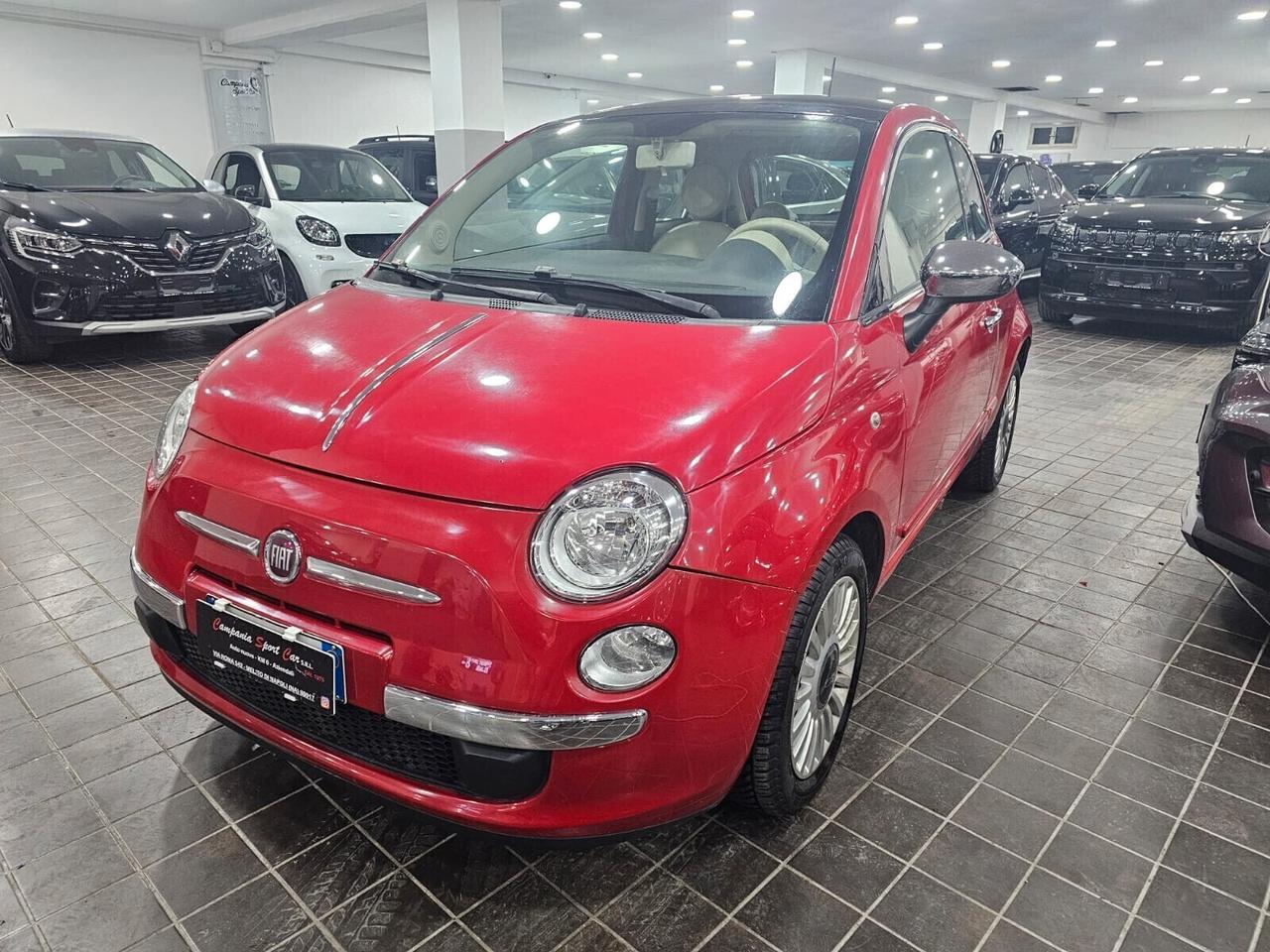 NUOVA FIAT 500 LOUNGE 1.2 BENZ 69CV DUALOGIC TETTO PANORAMICO APRIBILE
