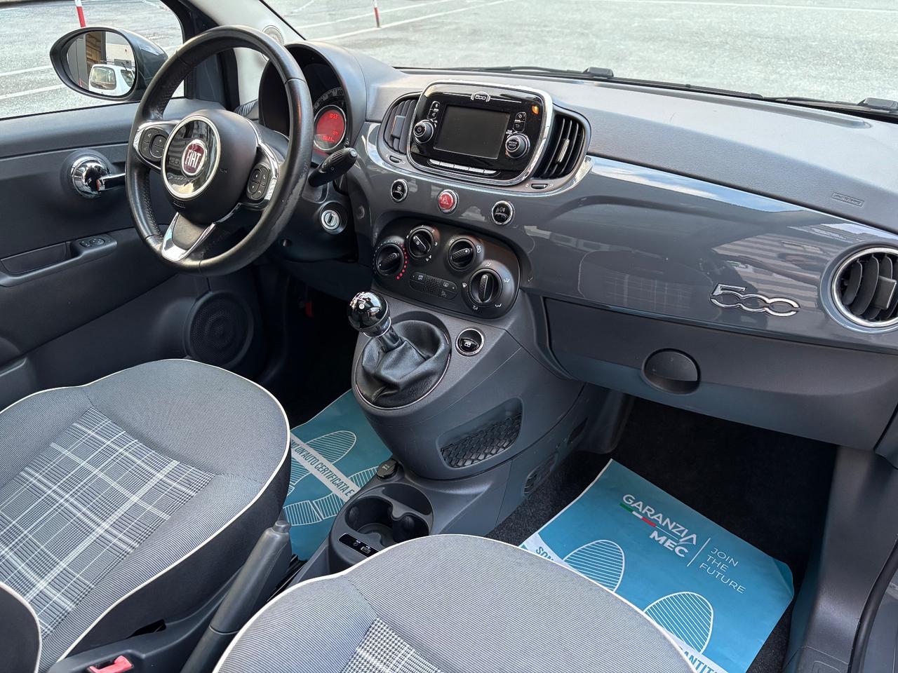 FIAT 500 1.2 BENZINA LOUNGE 69cv TETTO PANORAMICO NEOPATENTATI OK