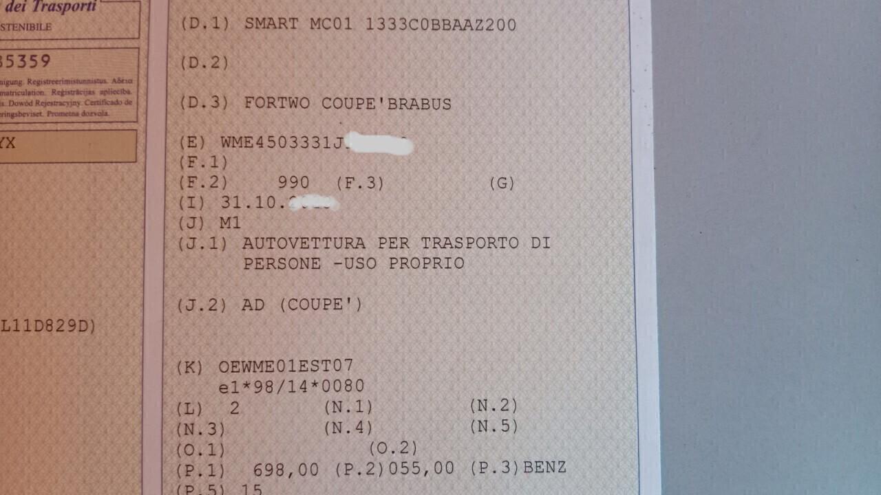 Smart Brabus totalmente restaurata (da collezione) -