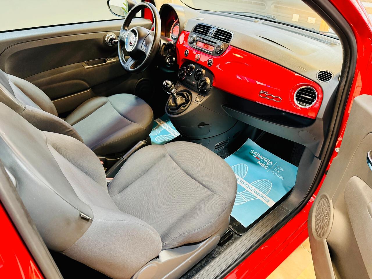 Fiat 500 Lounge 1.2 Benz 69Cv Sensori Parc. / Comandi al volante