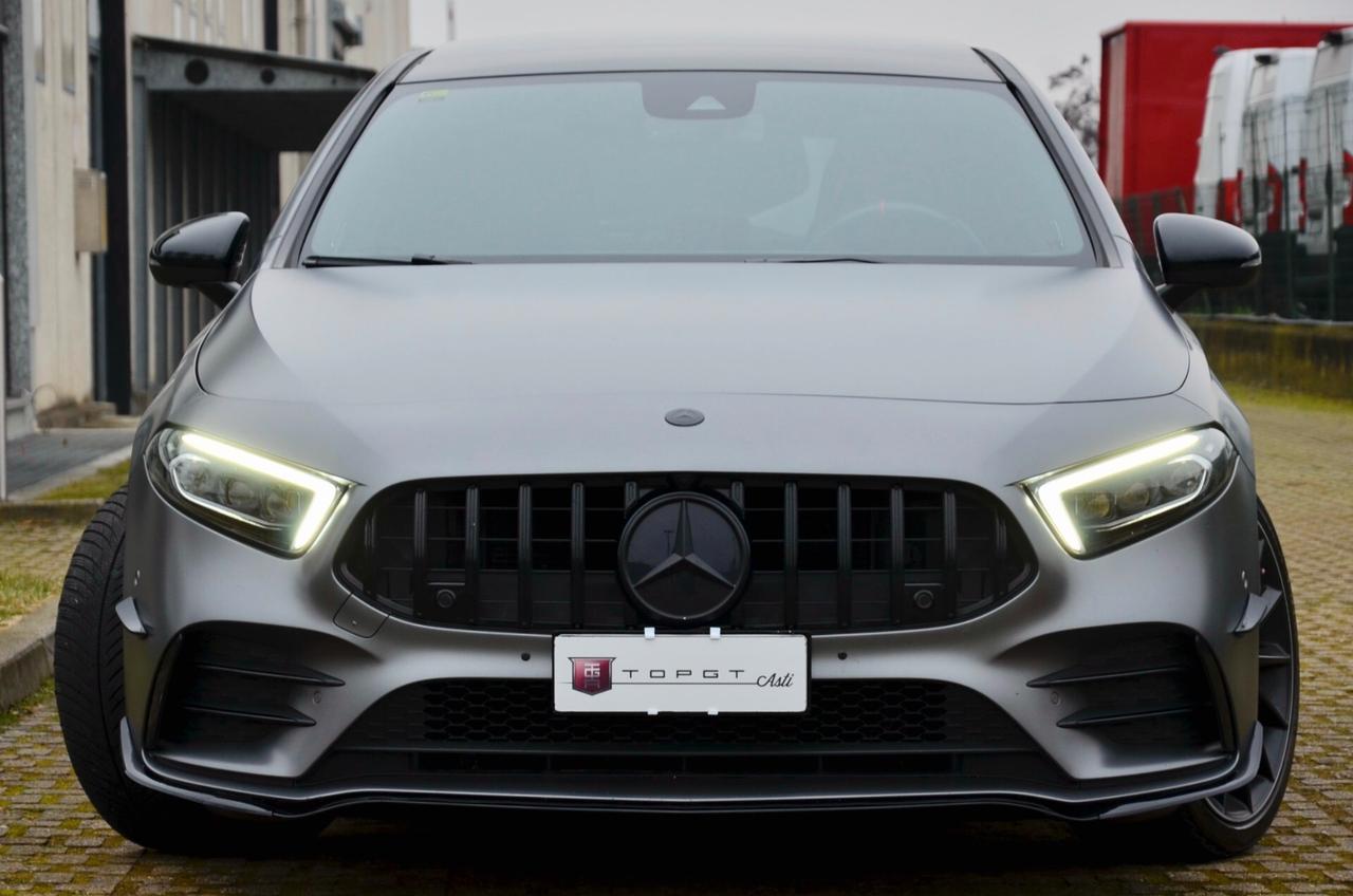 MERCEDES-BENZ A 35 AMG RACE EDITION 4MATIC 306cv AUTO, ECCELLENTI CONDIZIONI, UFF ITALIANA, EURO 6D, TETTO, NIGHT PACK, HI-FI BURMESTER, SCARICO, SOSPENSIONI ADATTIVE, MULTIBEAM, 19", PERMUTE