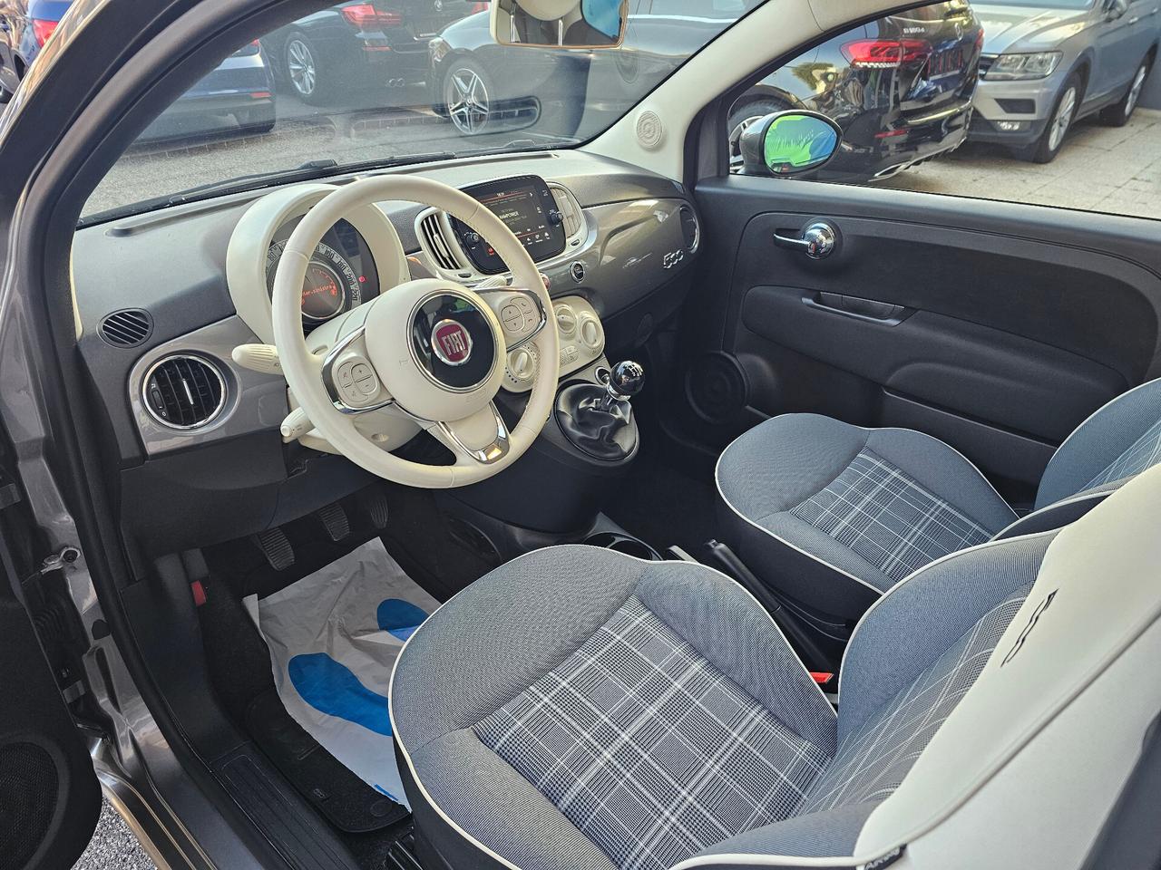 Fiat 500 1.0 Hybrid Lounge TAGL CERT UC 7 ANDROID/APPLE NEOPAT OK