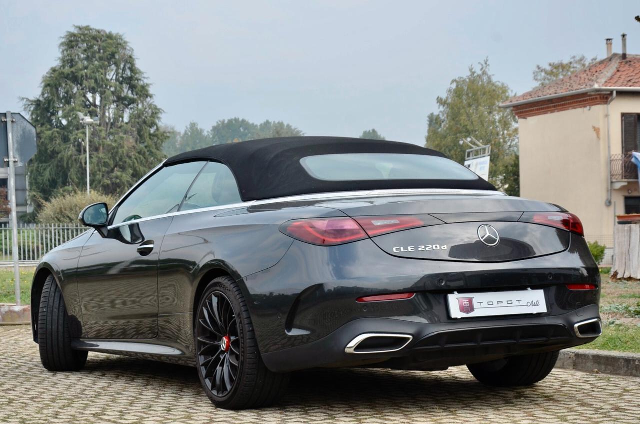 MERCEDES-BENZ CLE CABRIO 220d MILD HYBRID AMG LINE PREMIUM 197cv AUTO, UNICOPROPRIETARIO, UFF ITALIANA, HI-FI PREMIUM, FARI DIGITAL LIGHT, RETROCAMERA, PERMUTE