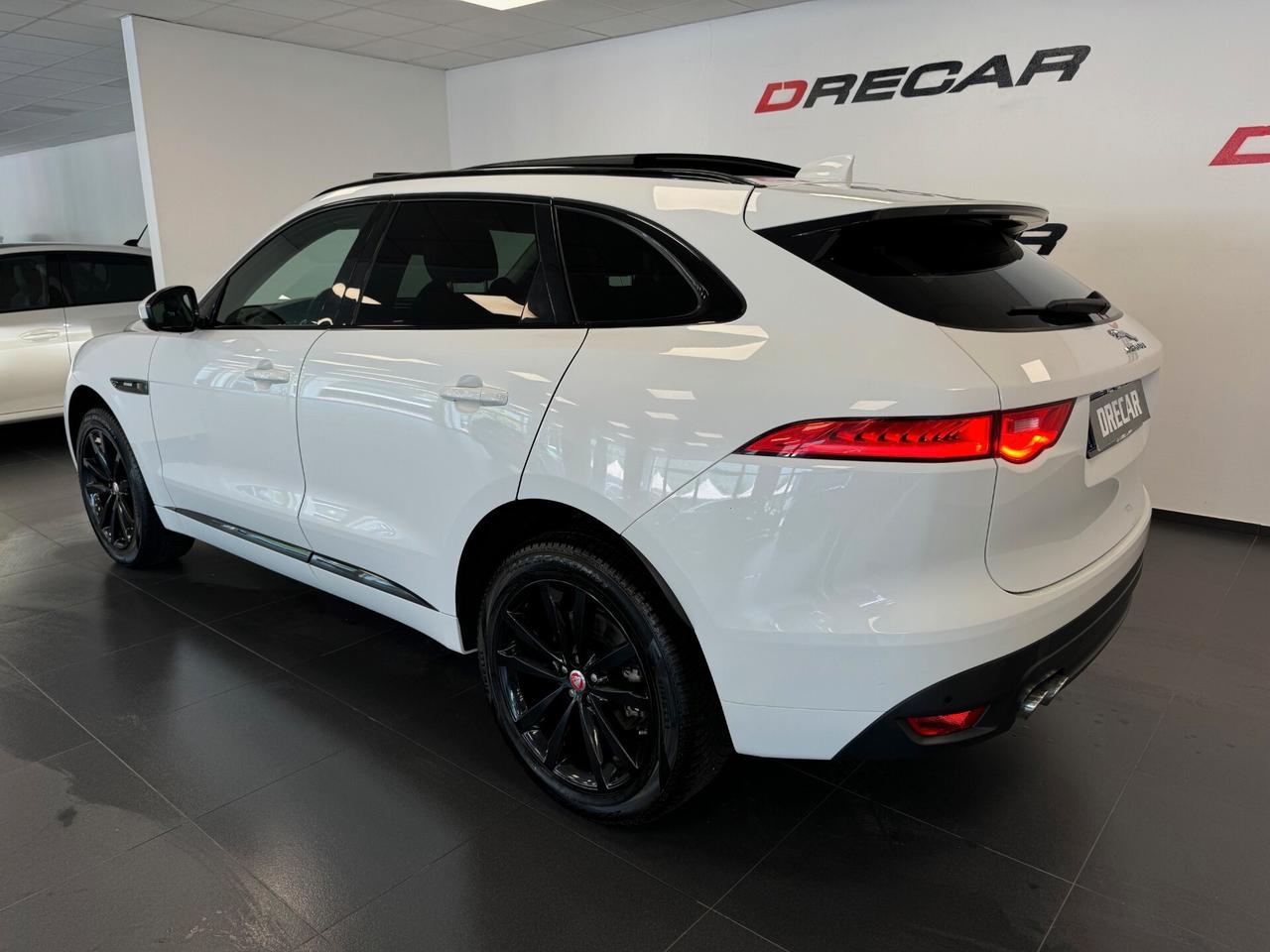 Jaguar F-Pace 2.0 D 180 CV AWD aut. R-Sport BLACK PACK TETTO 20"