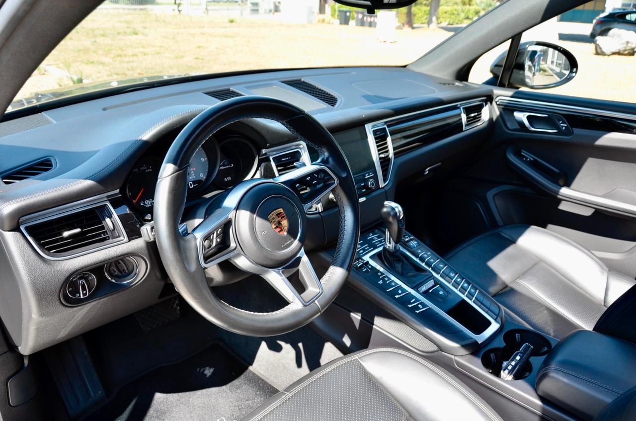 PORSCHE MACAN S 3.0d 258cv PDK, IVA ESPOSTA, TETTO, SCARICO, EURO 6B, XENO, RETROCAMERA, 21", PERMUTE