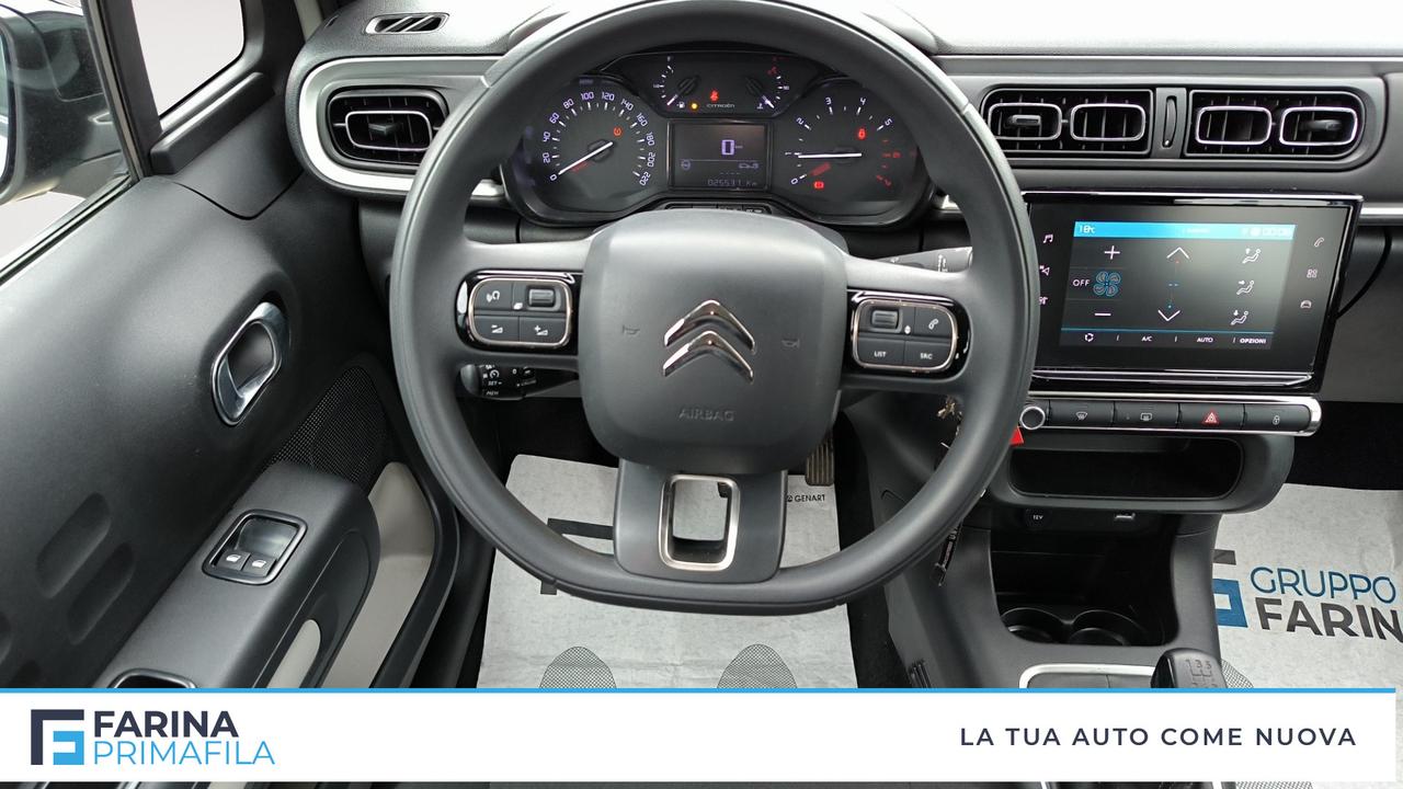 CITROEN C3 III 2017 - C3 1.2 puretech C-Series s&s 83cv neopatentati
