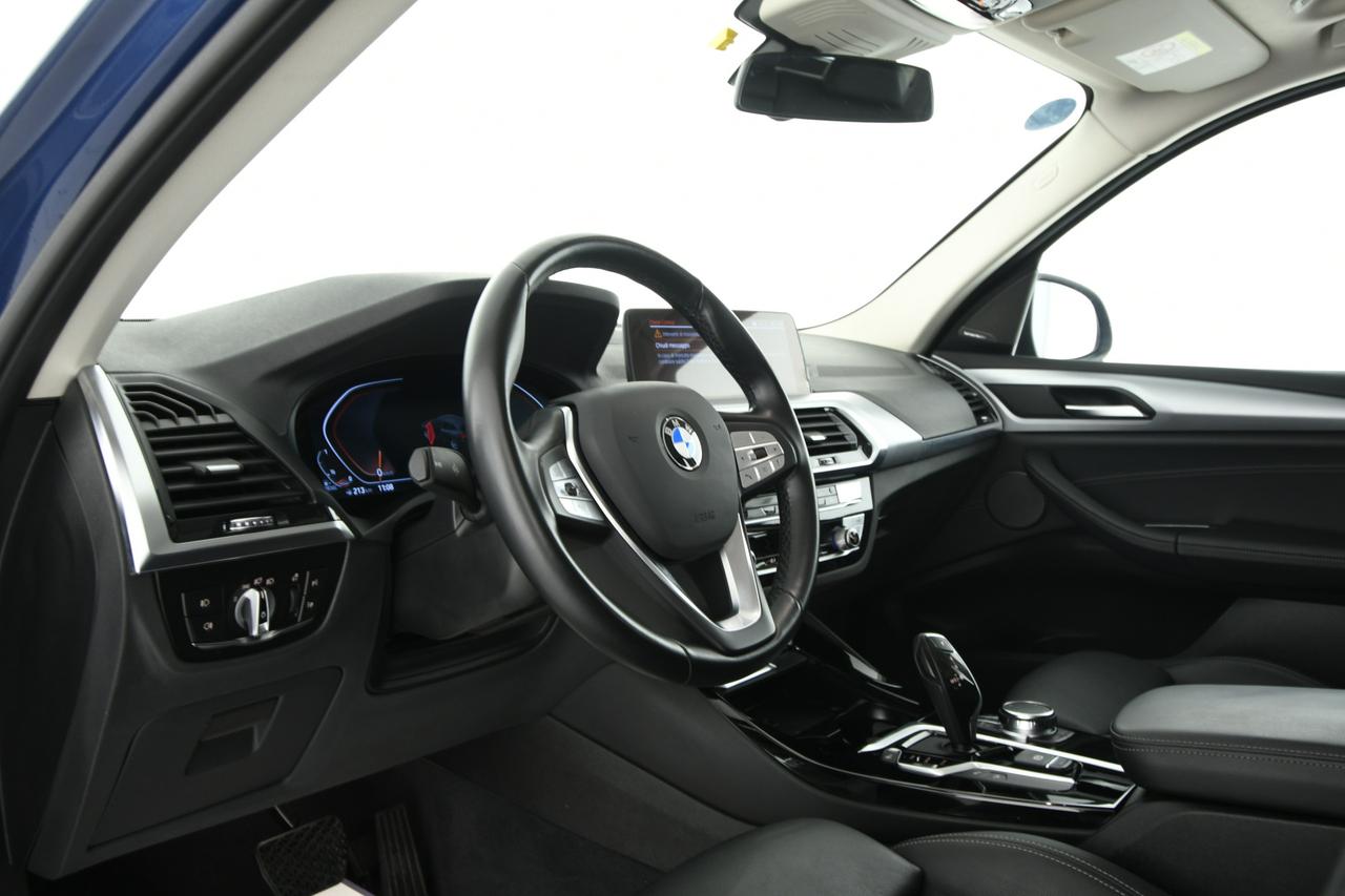 BMW X3 xdrive 20d mhev 48V auto GANCIO TRAINO+PELLE+C19"