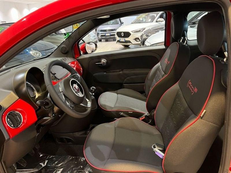 FIAT 500 1.0 Hybrid Red