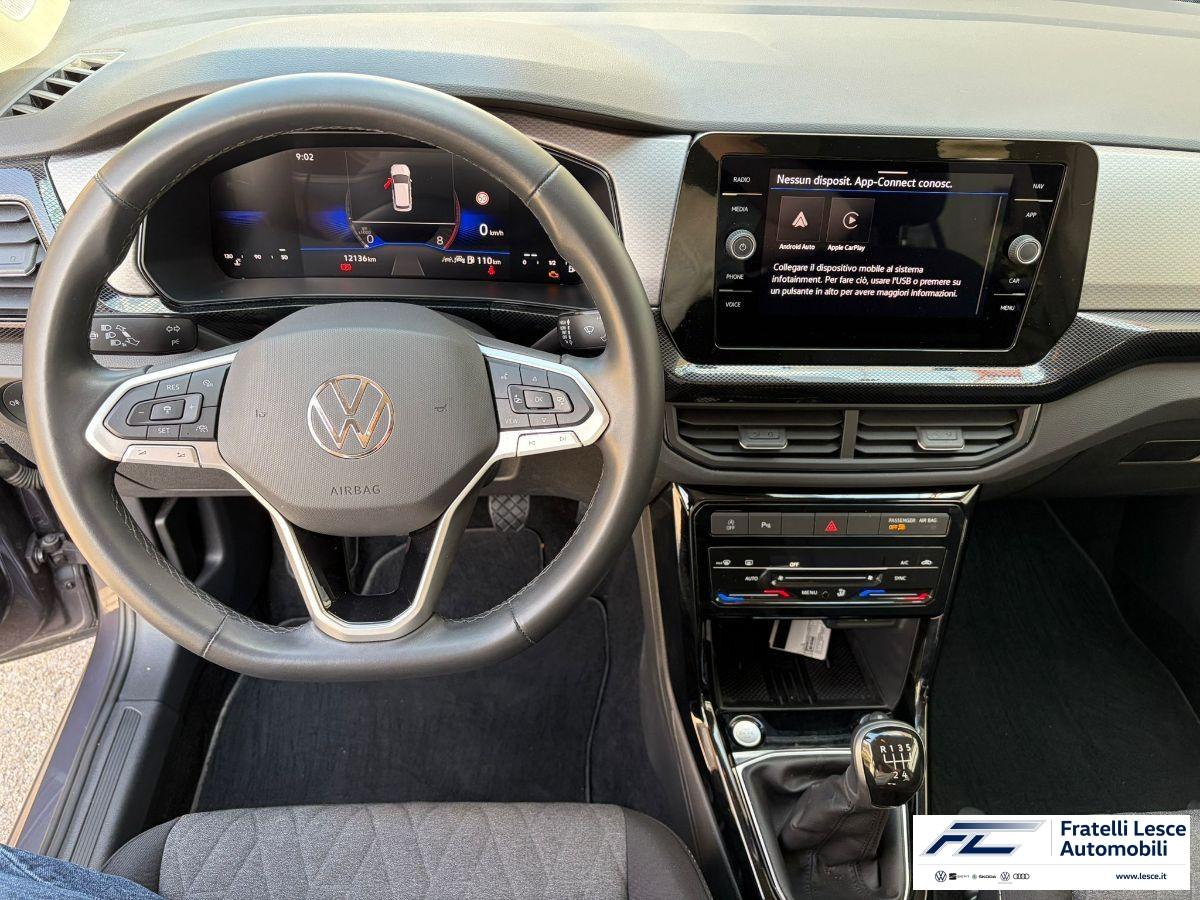 VOLKSWAGEN - T-Cross 1.0 tsi Life 95cv (Esposizione Piano Lago - Pronta consegna)