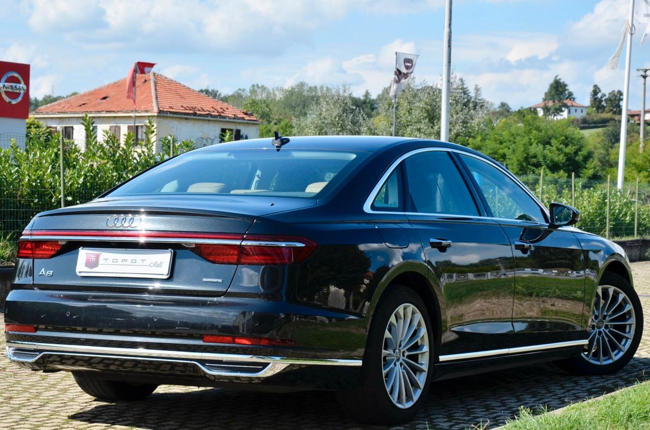 AUDI A8 50 3.0 tdi MHEV QUATTRO 286cv TIPTRONIC, PRIMA VERNICE, IVA ESPOSTA, UFF ITALIANA, SERVICE AUDI, EURO 6D, PERMUTE