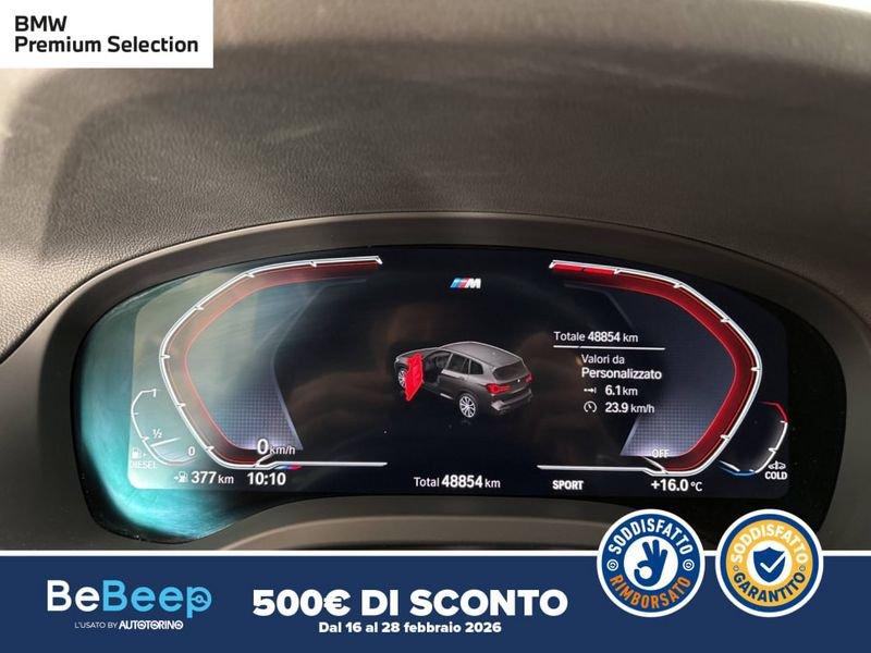 BMW X3 XDRIVE20D MHEV 48V MSPORT AUTO