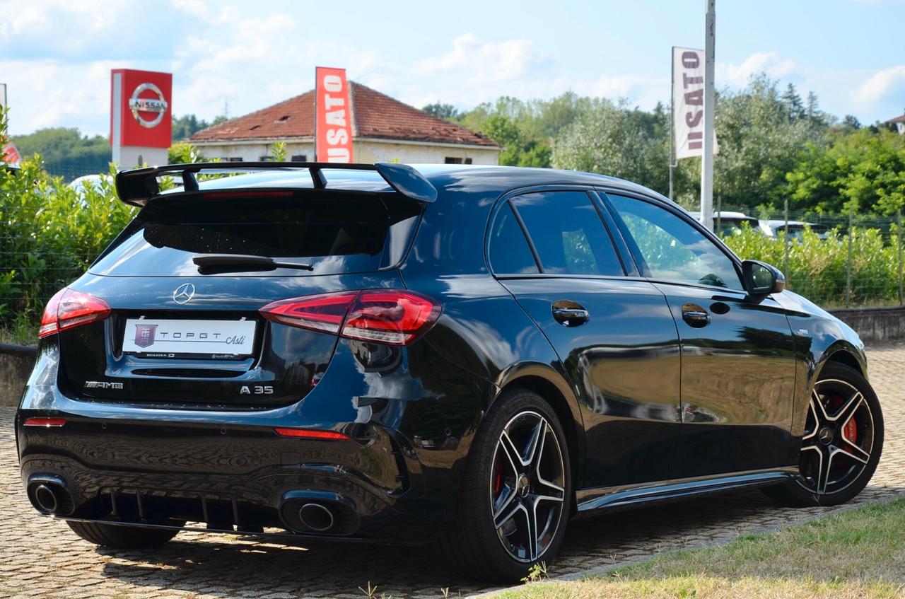 MERCEDES-BENZ A 35 AMG 4MATIC 306cv AUTO, UNICOPROP, SERVICE MERCEDES, UFF ITALIANA, EURO 6D, RETROCAMERA, FARI LED, PERMUTE
