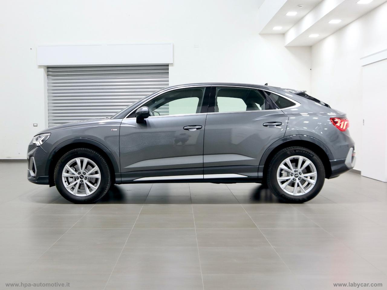 AUDI Q3 SPORTBACK 2.0TDI 200CV S-tronic S-LINE NAVI MATRIX LED PELLE QUATTRO RETROCAMERA