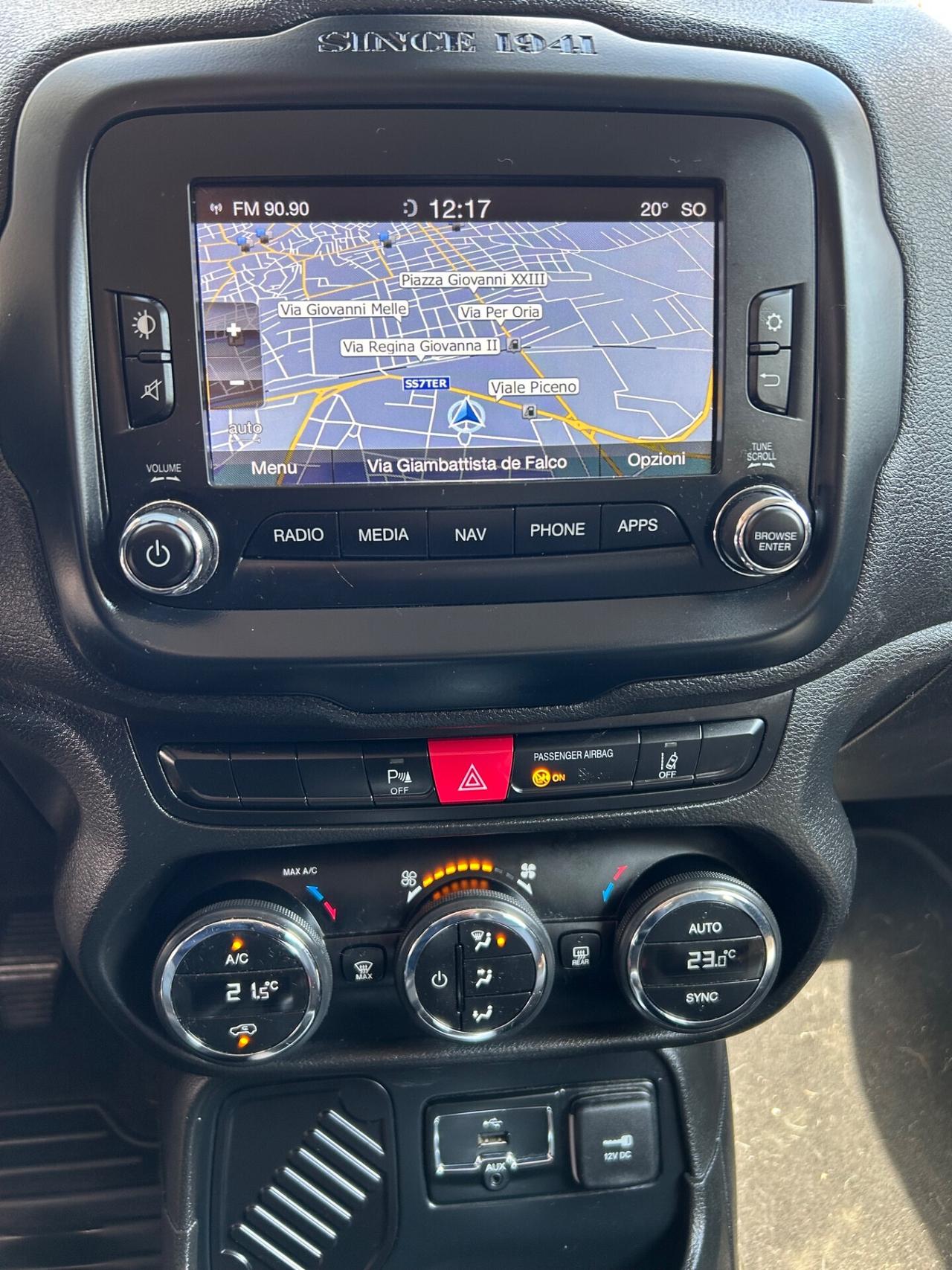 Jeep Renegade 1.6 Mjt 120 CV Limited FWD gancio traino