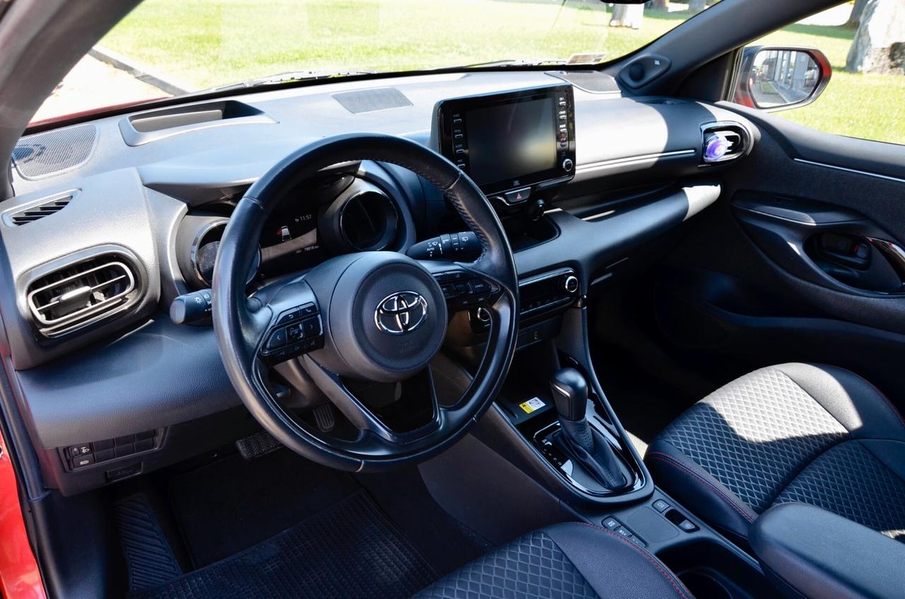 TOYOTA YARIS 1.5h PREMIERE CVT 92cv, SERVICE UFF TOYOTA, UFF ITALIANA, EURO 6D, APPLE ANDROID, NAVI, PERMUTE